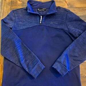Under Armour Men's Blue Quarter-Zip Jacket, Size S